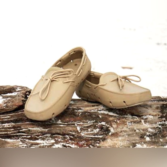 Tucket Giller Khaki & Vanilla Deck Boat Driver Shoes Size 13 Excellent Condition - Picture 2 of 10